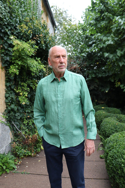 Green Linen Shirt