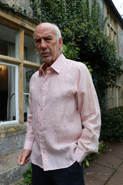 Pink Linen Shirt