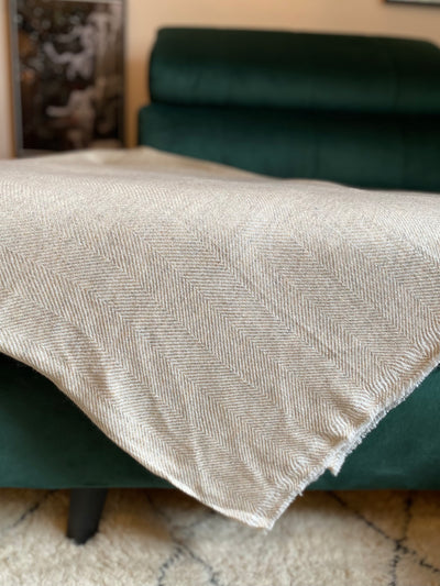 Oatmeal Cashmere Blanket