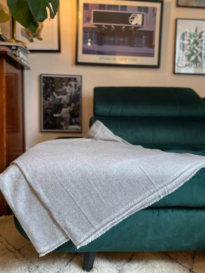 Light Grey Cashmere Blanket