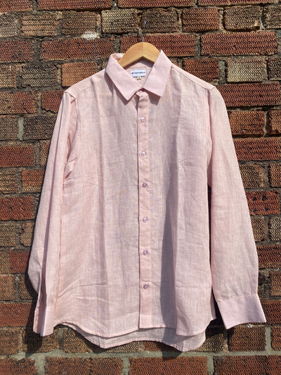 Pink Linen Shirt