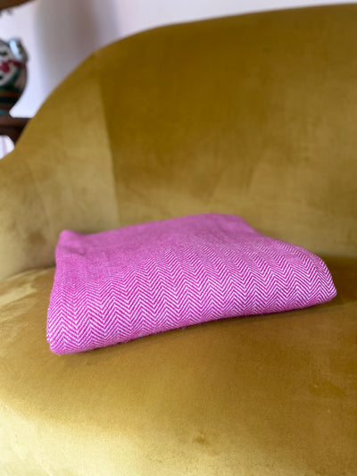 Raspberry Cashmere Blanket