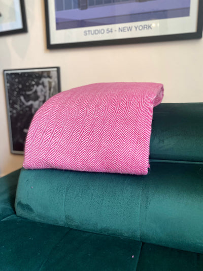 Raspberry Cashmere Blanket