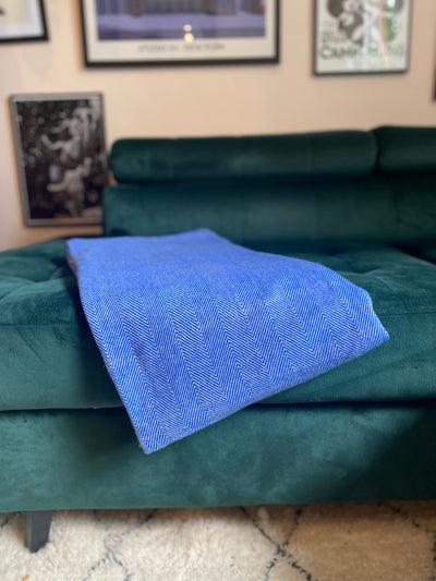 Cobalt Cashmere Blanket