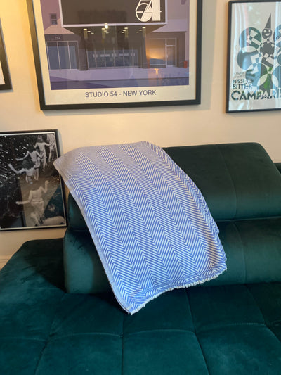 Baby Blue Cashmere Blanket