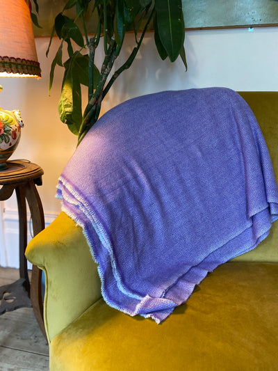 Lilac Cashmere Blanket