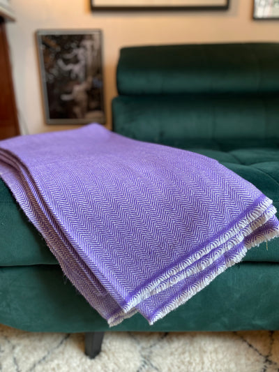 Lilac Cashmere Blanket