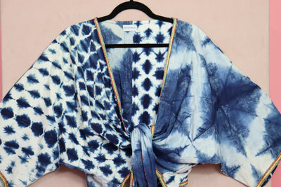 Indigo Wrap Top 10