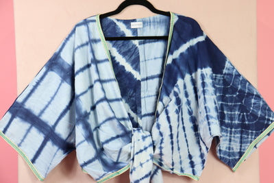 Indigo Wrap Top 12