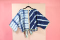 Indigo Wrap Top 12