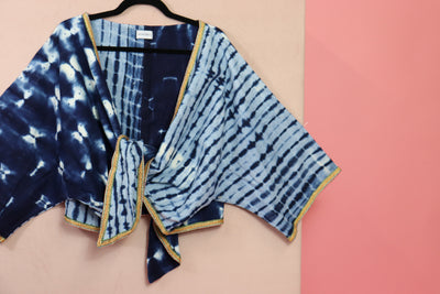 Indigo Wrap Top 5