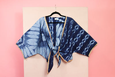 Indigo Wrap Top 6