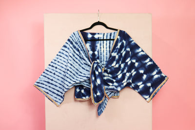 Indigo Wrap Top 7