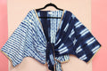 Indigo Wrap Top 8