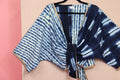 Indigo Wrap Top 8