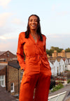 The Burnt Orange Jumpsuit